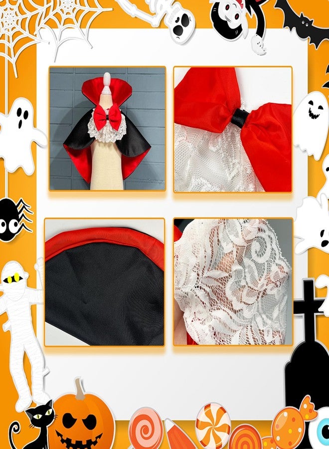 SANDTIMER Pet Vampire Cloak, Cloak Wings Halloween, for Small Medium Large Dog Pet Clothes,Halloween Pet Costumes,Dog Cat Halloween Costumes Cape Pet - Image 4